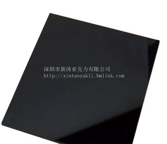 厂家直销黑色亚克力板材 黑色磨砂有机玻璃板可定制