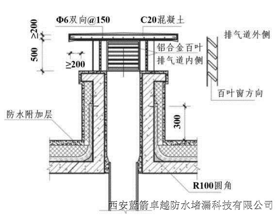 > 防水堵漏公司-西安蓝箭卓越防水堵漏科技有限公司      烟道出屋面