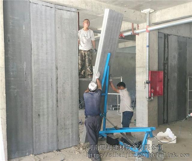 河南漯河富灿zb3电动隔墙板安装机