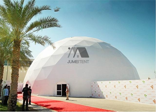 大型圆顶半球形广告活动帐篷