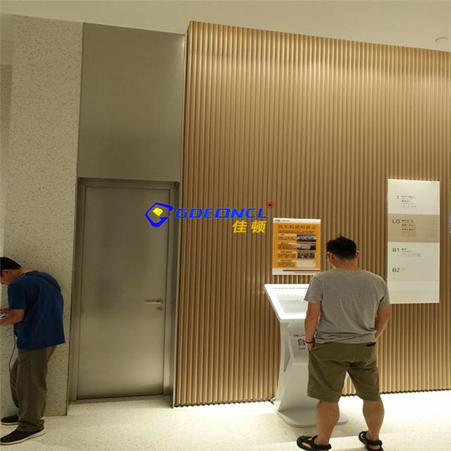 1.5mm厚三角形波浪型材铝单板凹凸长城板瓦楞板电梯幕墙