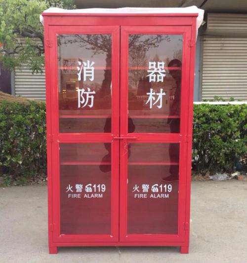 消防柜定制 厂家直销钢制消防柜 微型消防箱对开玻璃门消防柜