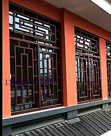 陕西街道改造铝合金窗花 欧式铝窗花 港式铝合金窗花