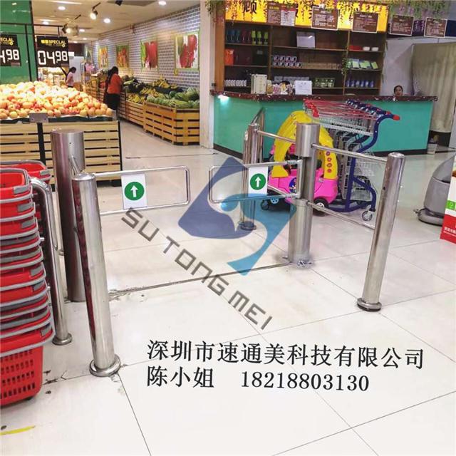 长沙速通美超市入口单向门超市感应门厂家直销