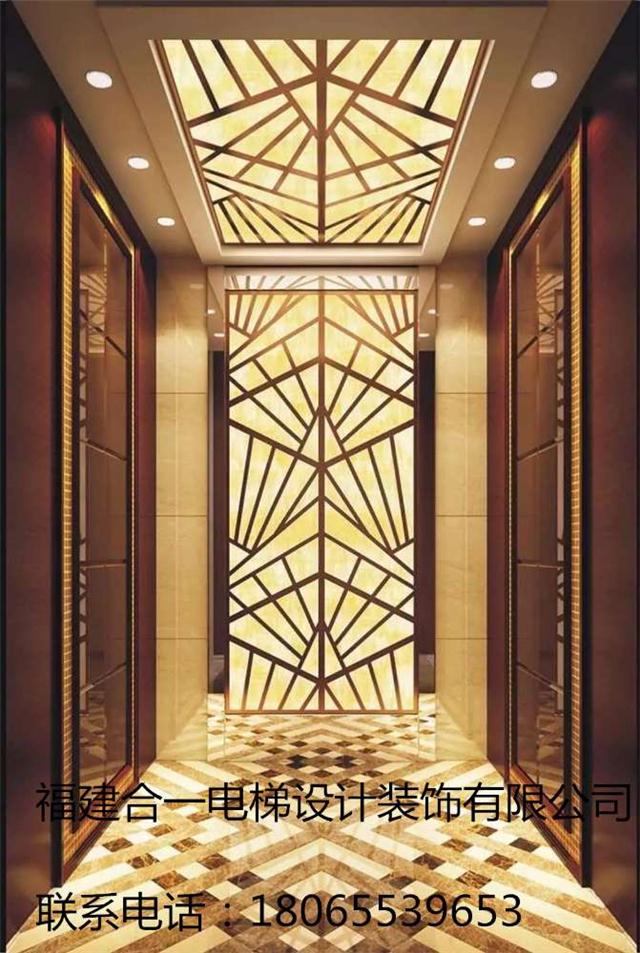 晋江合一电梯装饰装潢_楼盘电梯门厅门套配套定制_电梯轿厢效果图