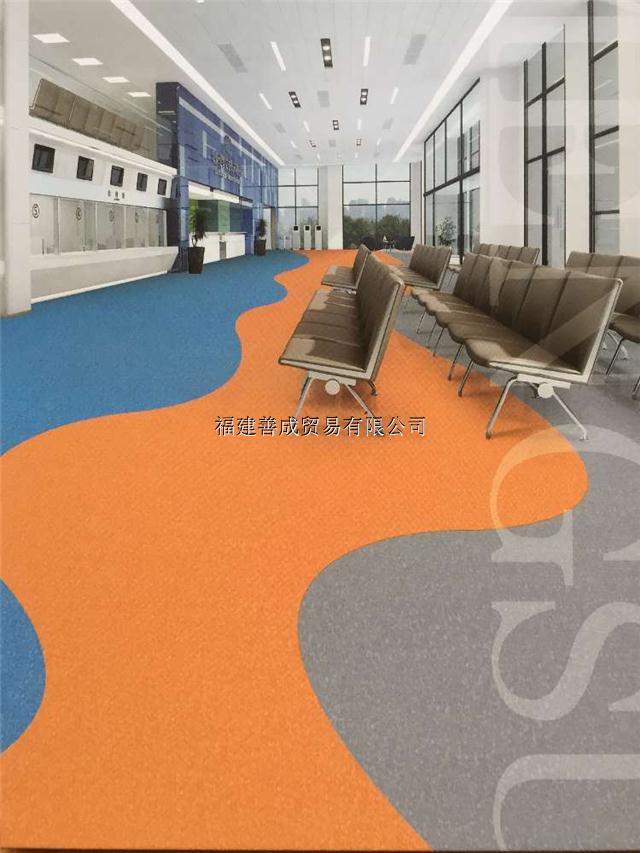 福州厂家直销pvc塑胶地胶运动地板舞蹈室地板办公室地板