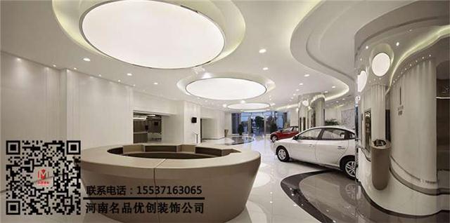 河南汽车4s店装修设计公司案例,河南郑州汽车展厅设计注意事项