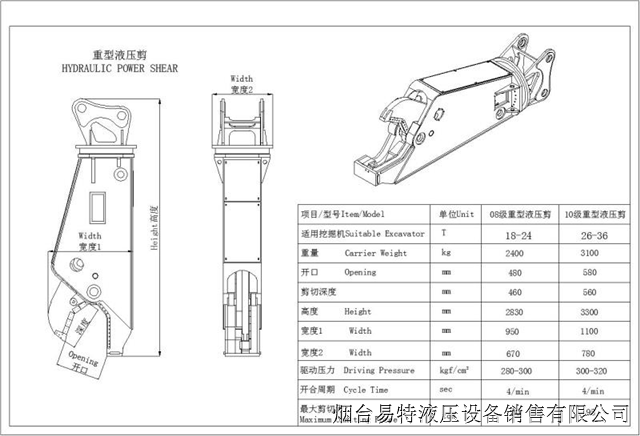 液压剪的理论设计图纸大全