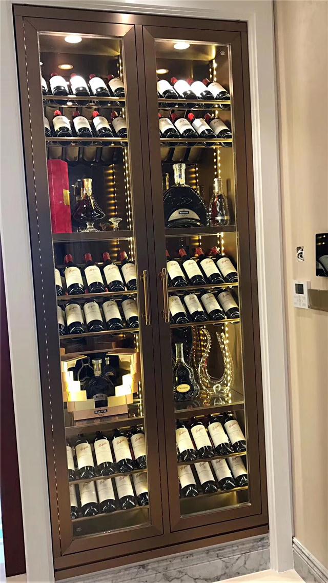不锈钢酒柜厂家,酒窖恒温酒柜定制厂