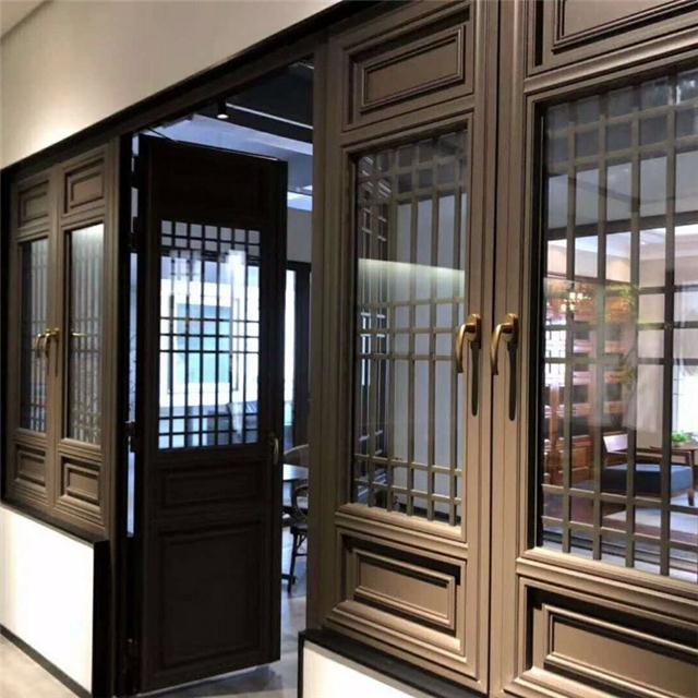 冠墅阳光80仿古铝合金中式门窗