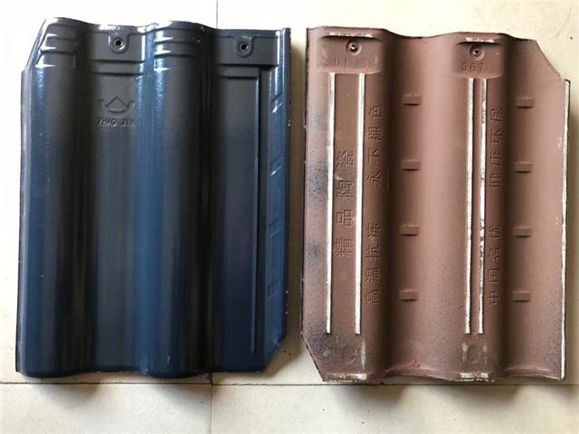 山东波形彩瓦厂家全瓷波形瓦波纹瓦高温烧制不掉色
