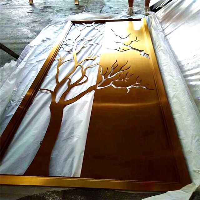 浮雕花鸟图铝板工艺品幕墙-精雕铝浮雕板厂家