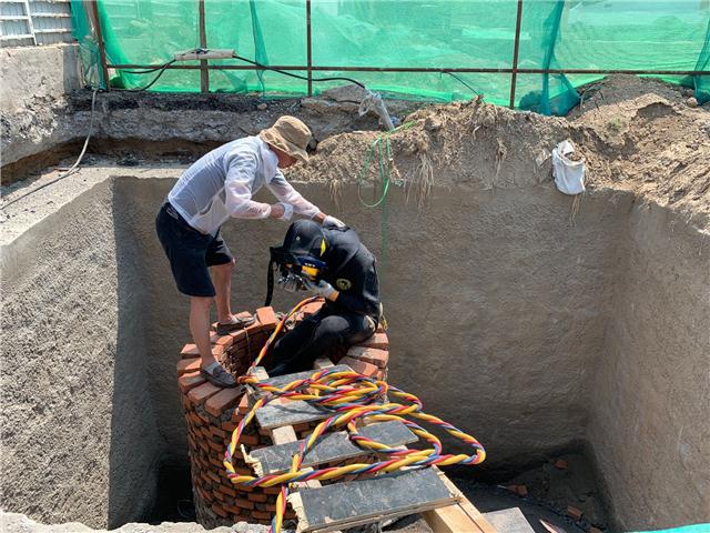 太原潜水蛙人水下砌墙封堵市政管道封堵箱涵带水堵漏施工公司