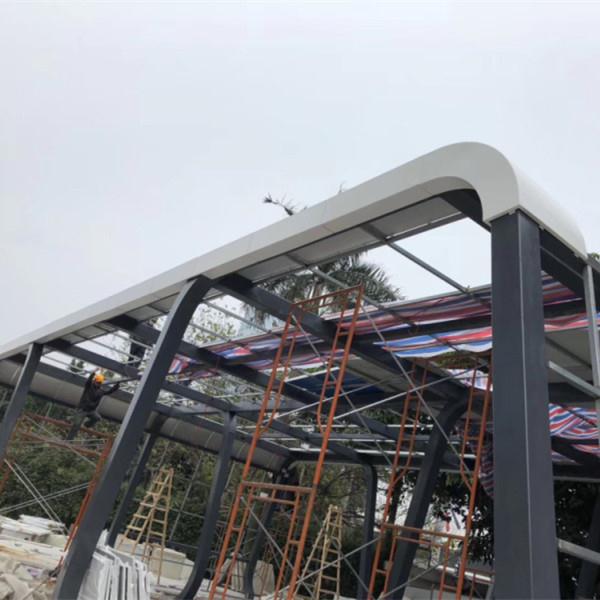 铝单板雨棚施工安装方法