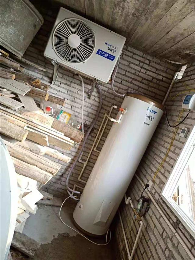 中山海尔空气能热泵热水器节能王批发销售高温75度200升送净水器