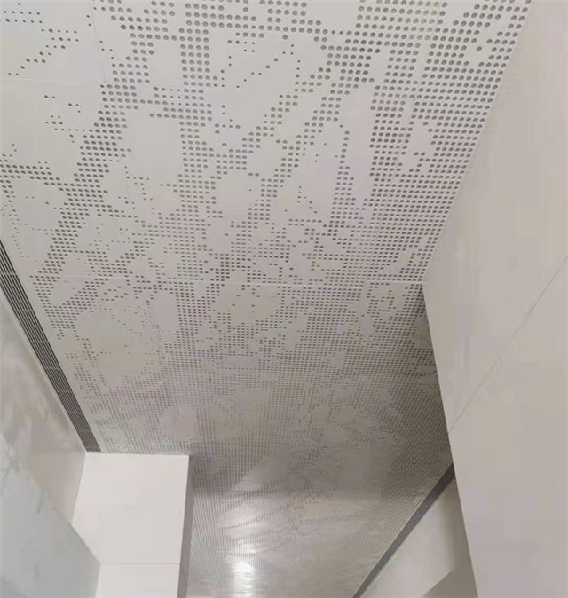 艺术穿孔铝板墙面工程定制