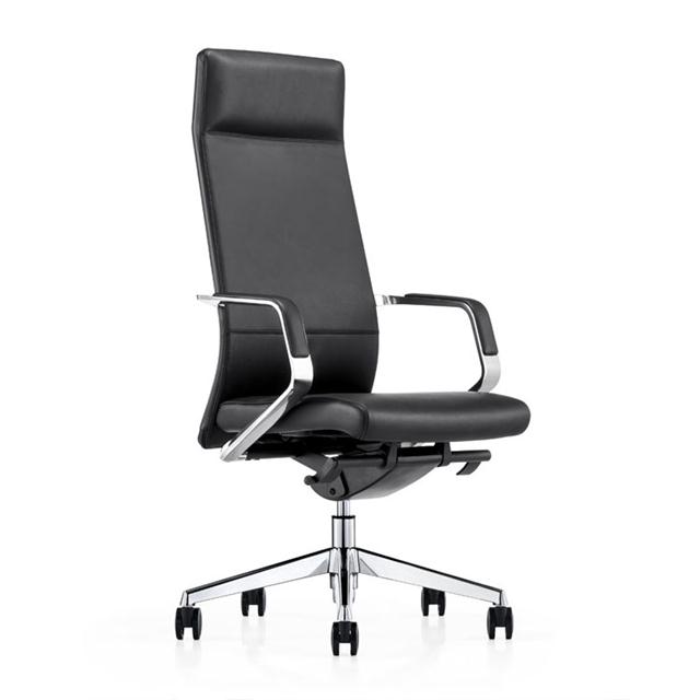 时尚真皮办公椅可躺高背高层电脑椅现代高管工作椅