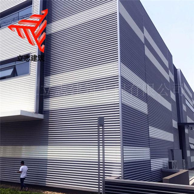 供应烟台 铝镁锰波纹板 新型办公楼780型金属外墙面波浪板
