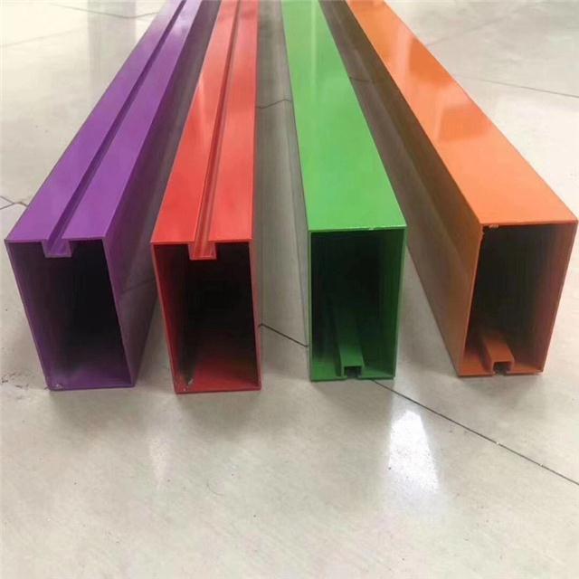 因为不一样的铝方通,制作工艺也是有差别的,像型材