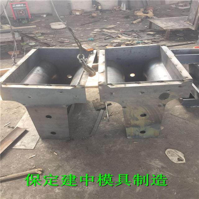 水泥隔离带模具预制隔离墩模具平模立模生产方式