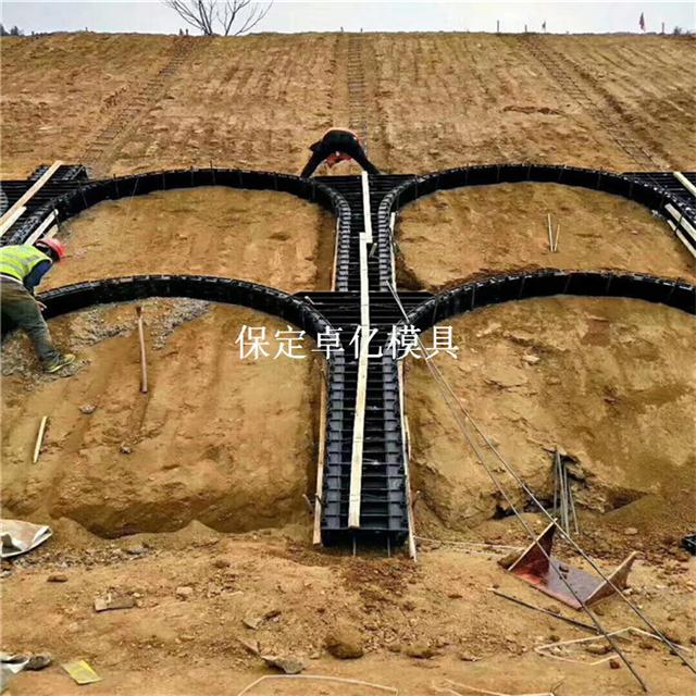 拱形护坡模板操作步骤