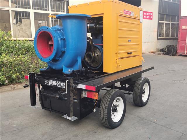 移动式1500立方柴油抽排水泵备用