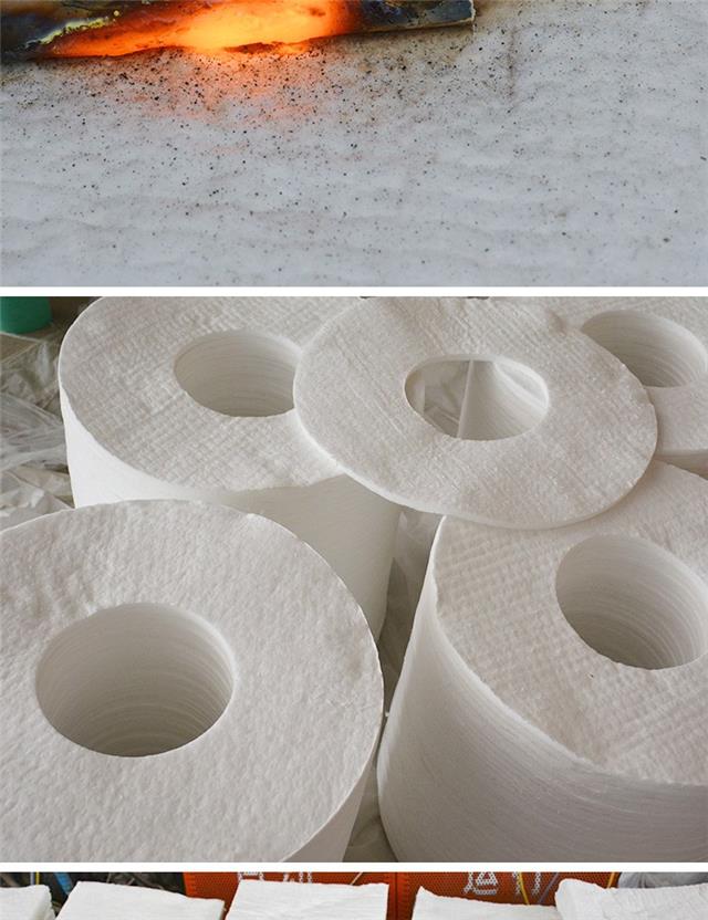 硅酸铝保温棉隔热耐高温1500度纤维毯窑炉耐火材料防火棉