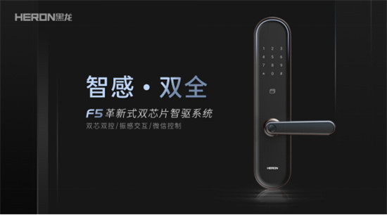 黑龙F5智感双全智能锁新品首发，掀起惊艳风潮