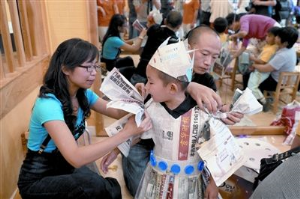 20个废旧纸箱手工制作 废旧纸箱怎样做幼儿手工房子