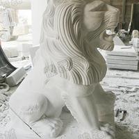 石雕汉白玉石狮子  石狮子雕刻厂家