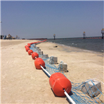 牡丹江浮动浮体 管道清淤浮体 两半式浮筒 警示飚