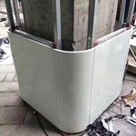 镂空透光铝单板包柱-专注穿孔圆柱铝板厂家