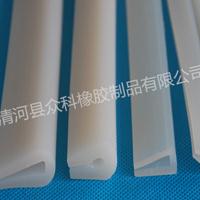   U-shaped sealing strip U-shaped transparent rubber edging strip Edge protection rubber strip of glass mechanical equipment