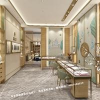 深圳珠宝店面装修设计公司翡翠玉器珠宝会所设计效果图