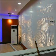 外墙透光冲孔铝单板 透气隔热冲孔铝单板背景墙 加工定制