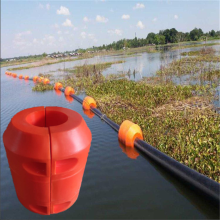 湖州水库清淤项目配套管道浮子 内径360mm塑料浮筒