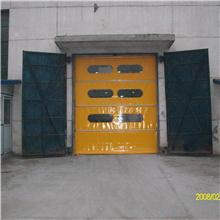 天津生产地磁堆积门 工业背带堆积门 工业折叠堆积门