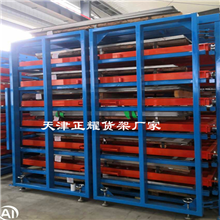 广东广州卧式板材货架 手摇式钢板存放架 抽屉式铝板货架 