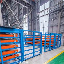折叠式钢板存放架 抽屉式6米板材货架 开关门设计省空间载重大