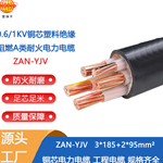  Jinhuanyu cable grade a flame-retardant fire-resistant cable ZAN-YJV3X185 plus 2X95